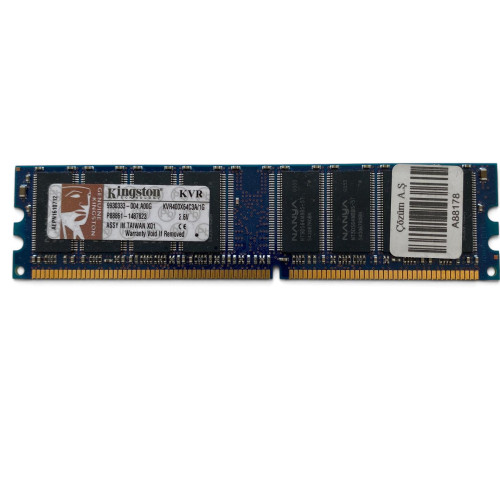 Kingston DDR1 - 1 GB, 400 Mhz Masaüstü Ram Bellek - KVR400X64C3A/1G