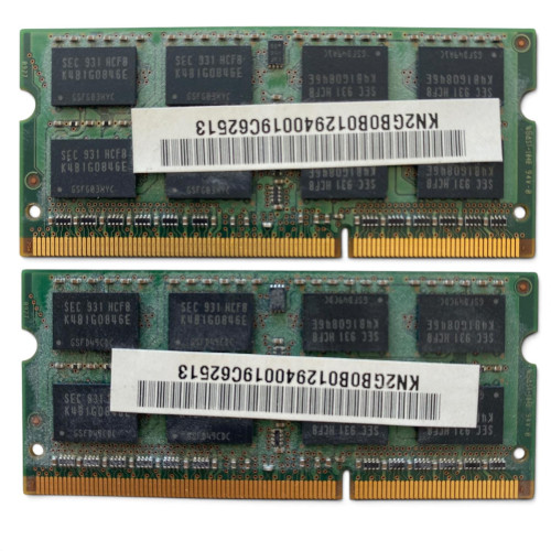 Samsung 2X2 - 4GB DDR3 1066MHz Notebook RAM | M471B5673EH1-CF8 | Laptop Bellek