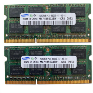 Samsung 2X2 - 4GB DDR3 1066MHz Notebook RAM | M471B5673EH1-CF8 | Laptop Bellek