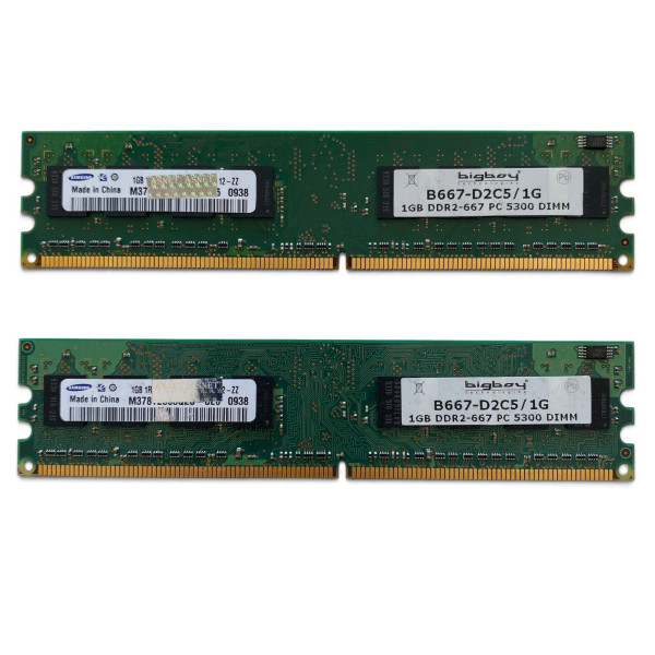 Bigboy 2X1 - 2 GB 667 Mhz DDR2 Ram Bellek - B667-D2C5/1G