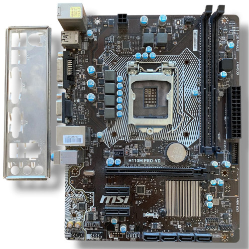 MSI H110M PRO-VD - 1151 Pin İntel DDR4 Destekli Masaüstü Anakart