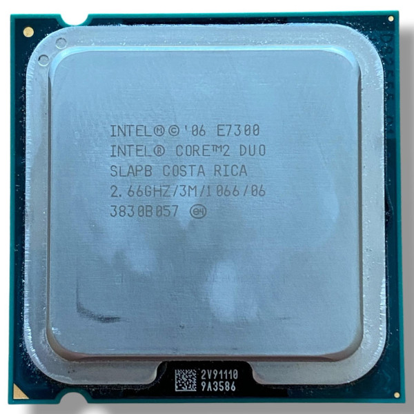 İntel Core 2 Duo E7300 2.66 GHz 3M 1066 Mhz 775 Pin işlemci - SLAPB
